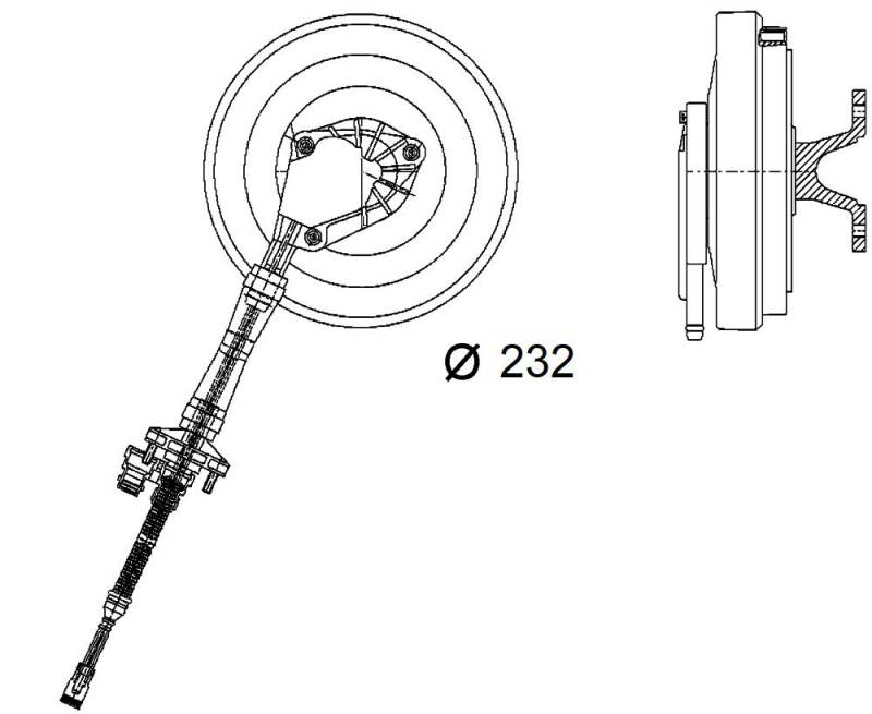 MAHLE CFC 86 000P Kupplung Kühlerlüfter u.a. passend für RENAULT TRUCKS von MAHLE