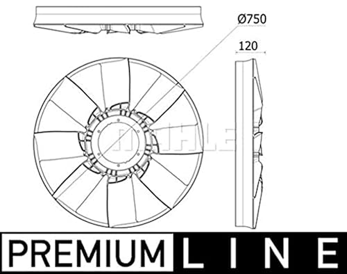 MAHLE CFW 94 000P Lüfterrad BEHR PREMIUM LINE von MAHLE