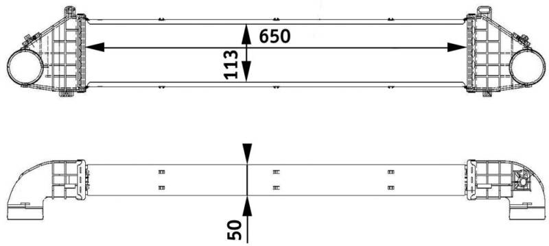 MAHLE CI 139 000P Ladeluftkühler BEHR PREMIUM LINE von MAHLE