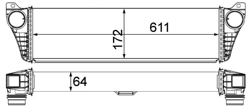 MAHLE CI 150 000P Ladeluftkühler BEHR PREMIUM LINE von MAHLE