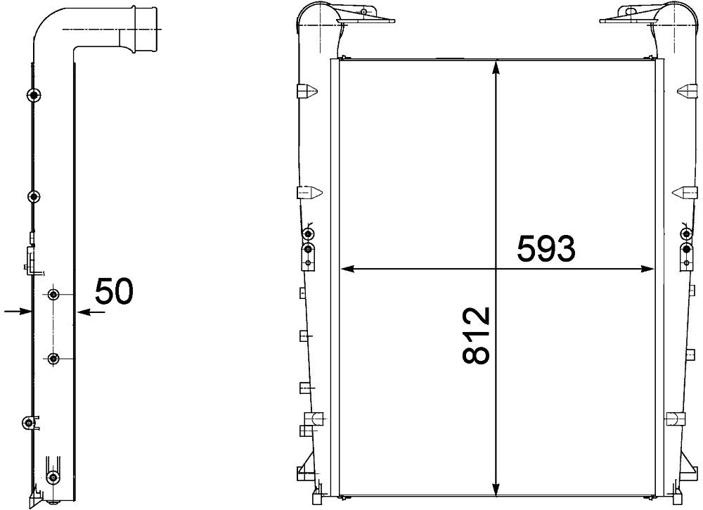 MAHLE CI 177 000P Ladeluftkühler BEHR PREMIUM LINE von MAHLE