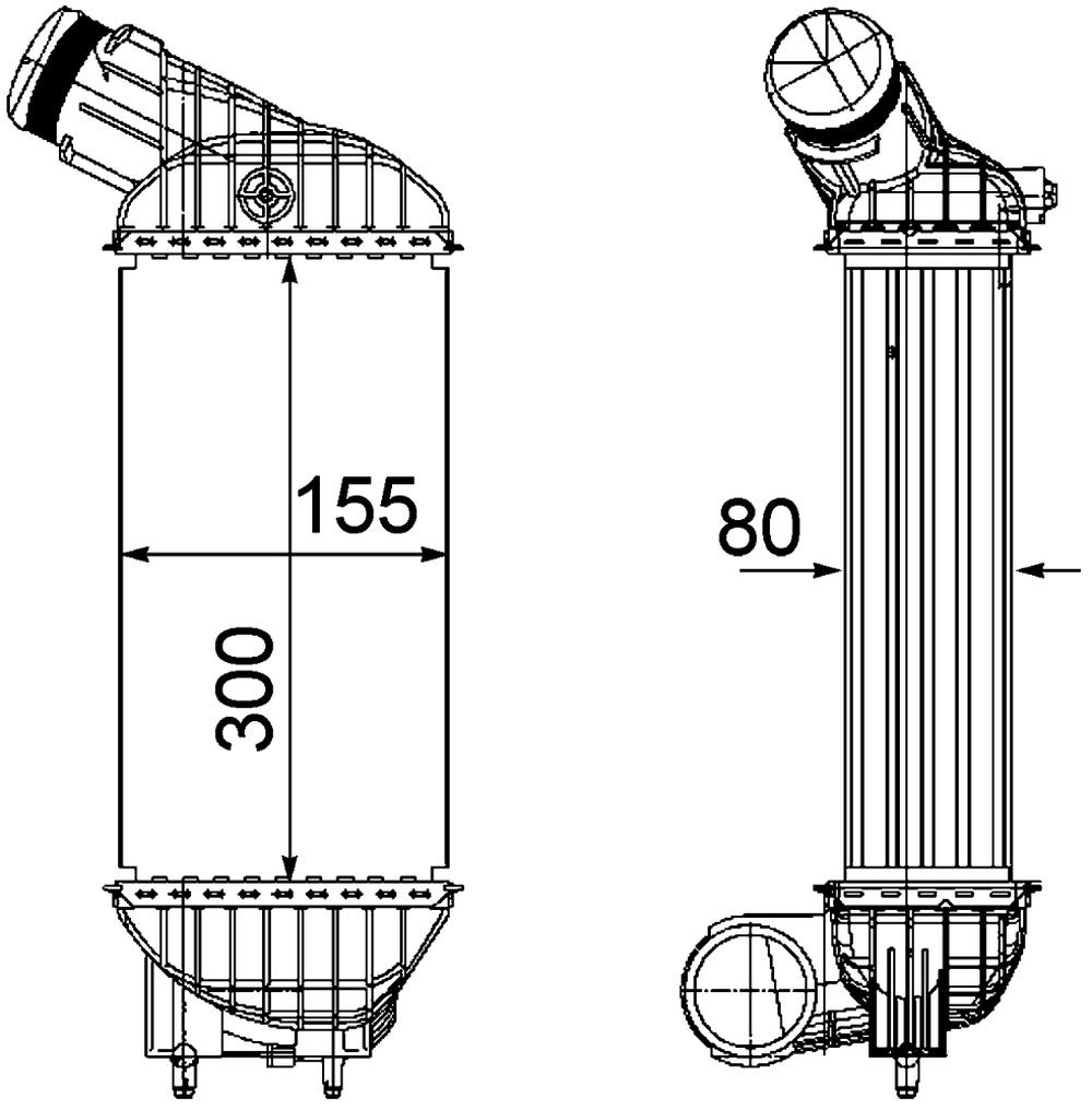 MAHLE CI 199 000P Ladeluftkühler BEHR PREMIUM LINE von MAHLE