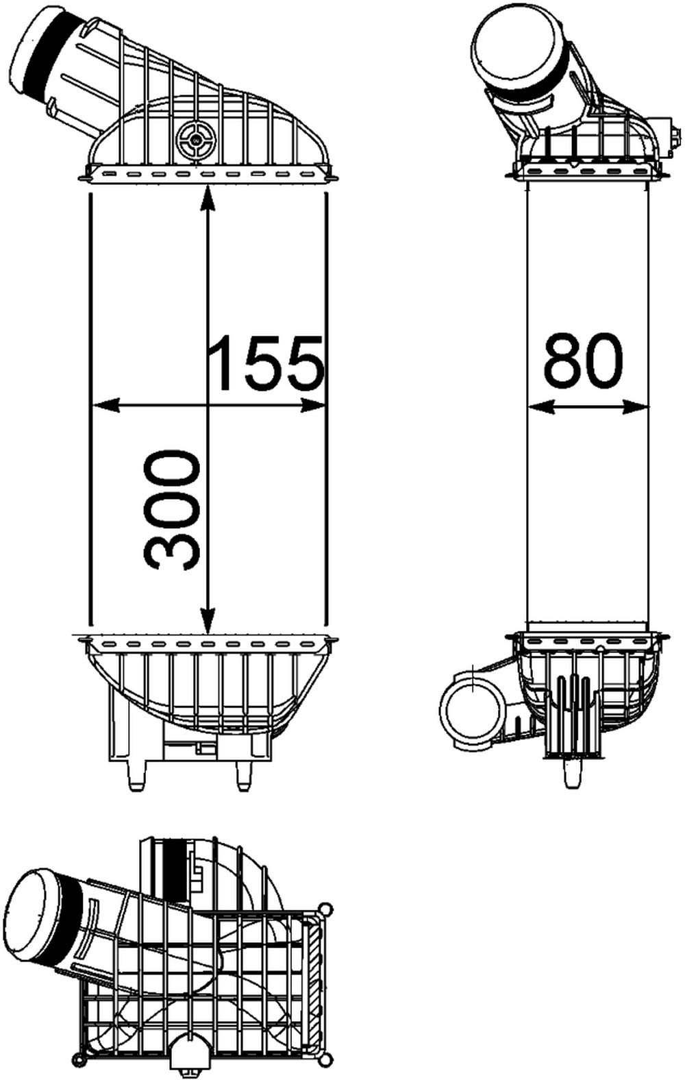 MAHLE CI 212 000P Ladeluftkühler BEHR PREMIUM LINE von MAHLE