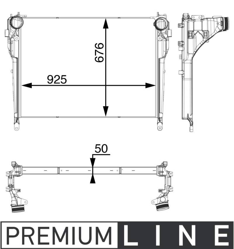 MAHLE CI 33 000P Ladeluftkühler BEHR PREMIUM LINE von MAHLE