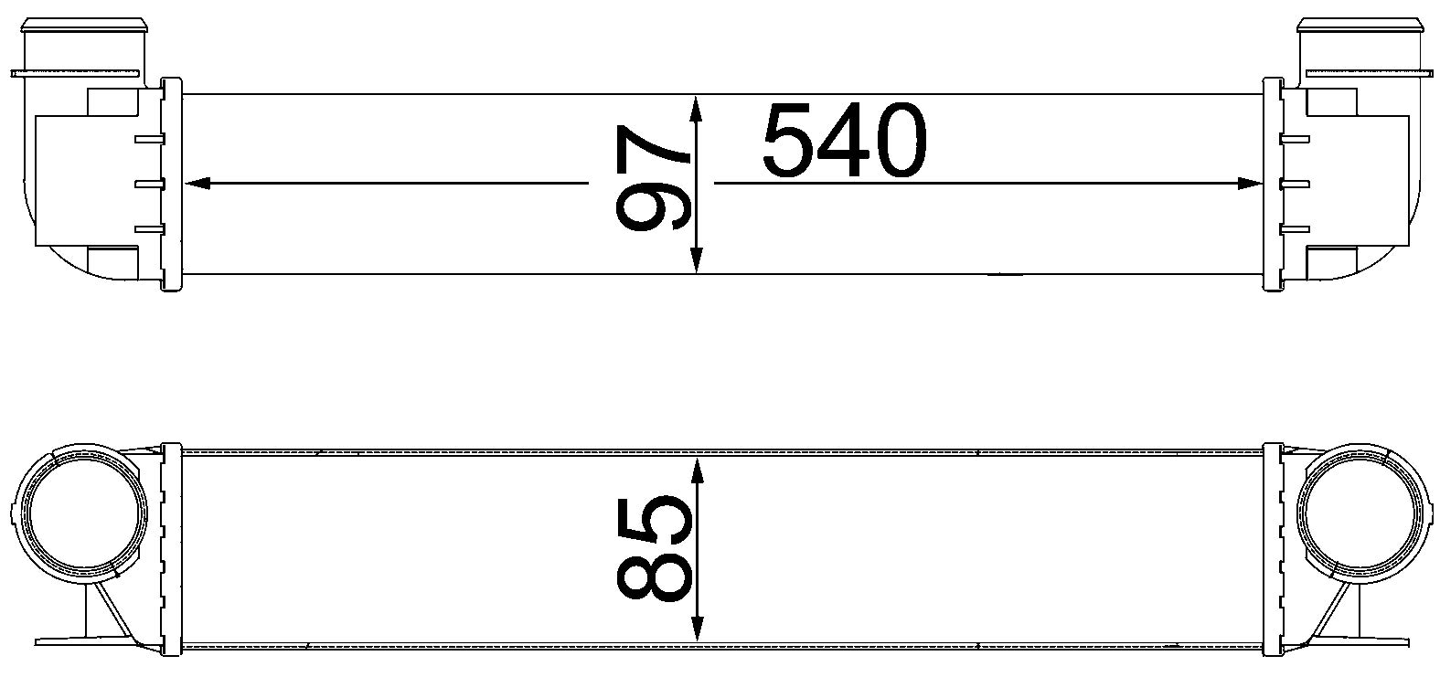 MAHLE CI 338 000S Ladeluftkühler BEHR von MAHLE