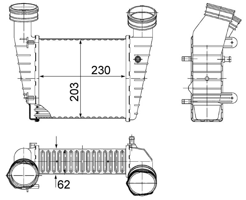 MAHLE CI 347 000S Ladeluftkühler BEHR von MAHLE