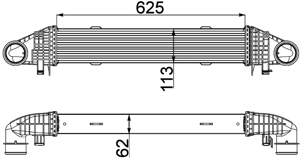 MAHLE CI 359 000P Ladeluftkühler BEHR PREMIUM LINE von MAHLE