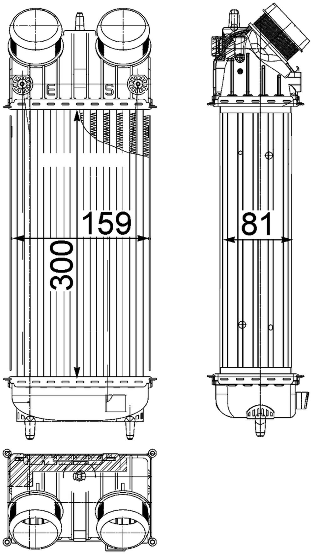 MAHLE CI 418 000P Ladeluftkühler BEHR PREMIUM LINE von MAHLE