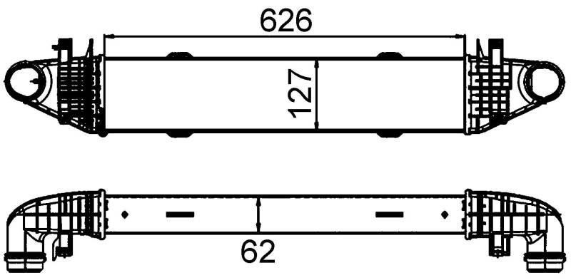 MAHLE CI 428 000S Ladeluftkühler BEHR von MAHLE