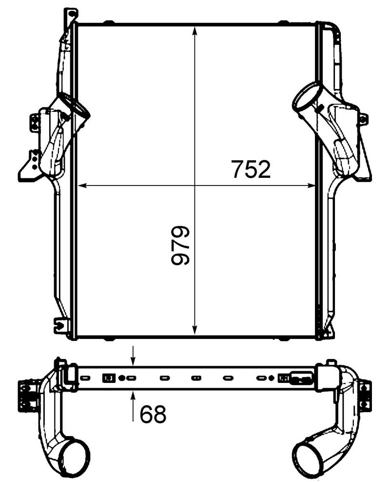 MAHLE CI 450 000P Ladeluftkühler BEHR PREMIUM LINE von MAHLE