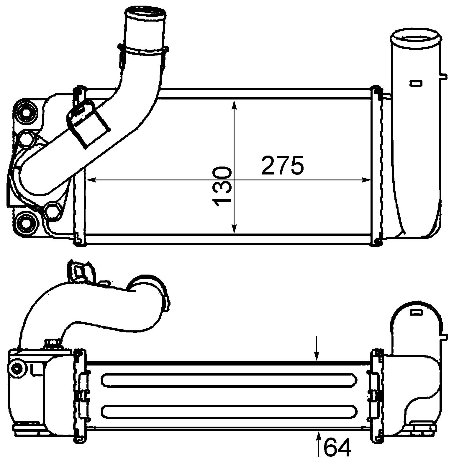 MAHLE CI 461 000P Ladeluftkühler BEHR PREMIUM LINE von MAHLE