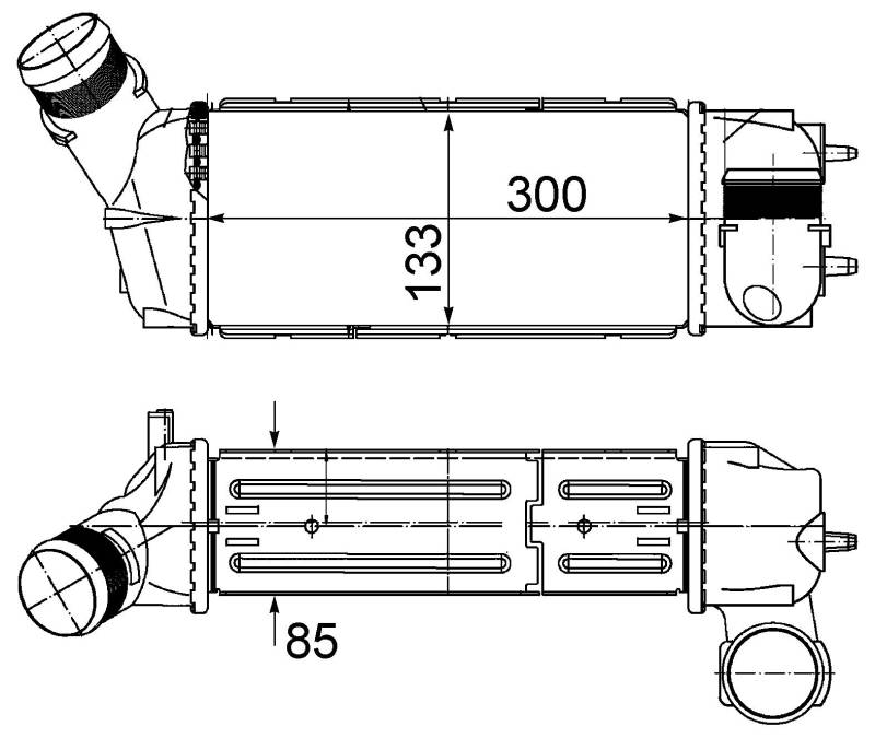 MAHLE CI 493 000S Ladeluftkühler BEHR von MAHLE