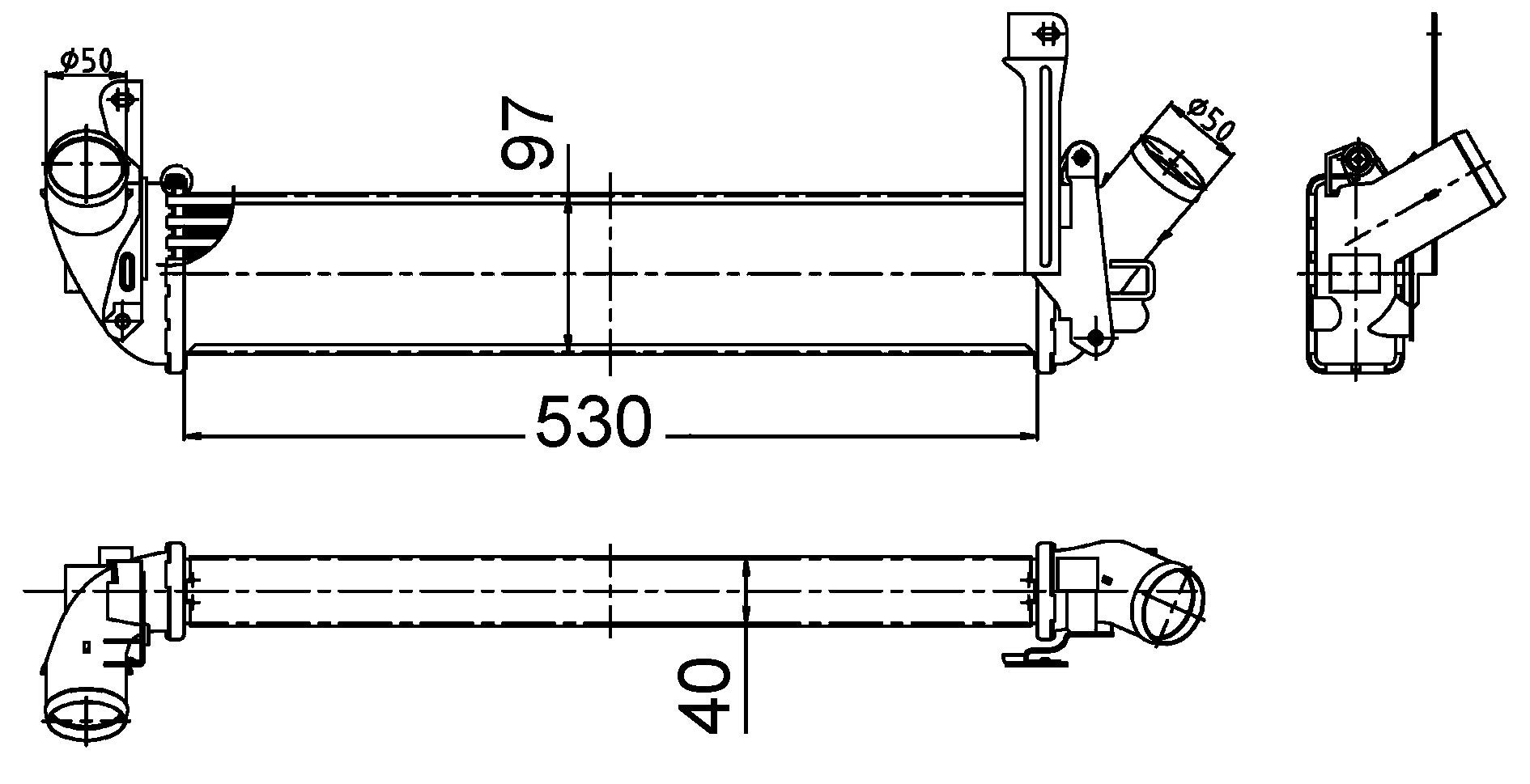 MAHLE CI 506 000S Ladeluftkühler BEHR von MAHLE