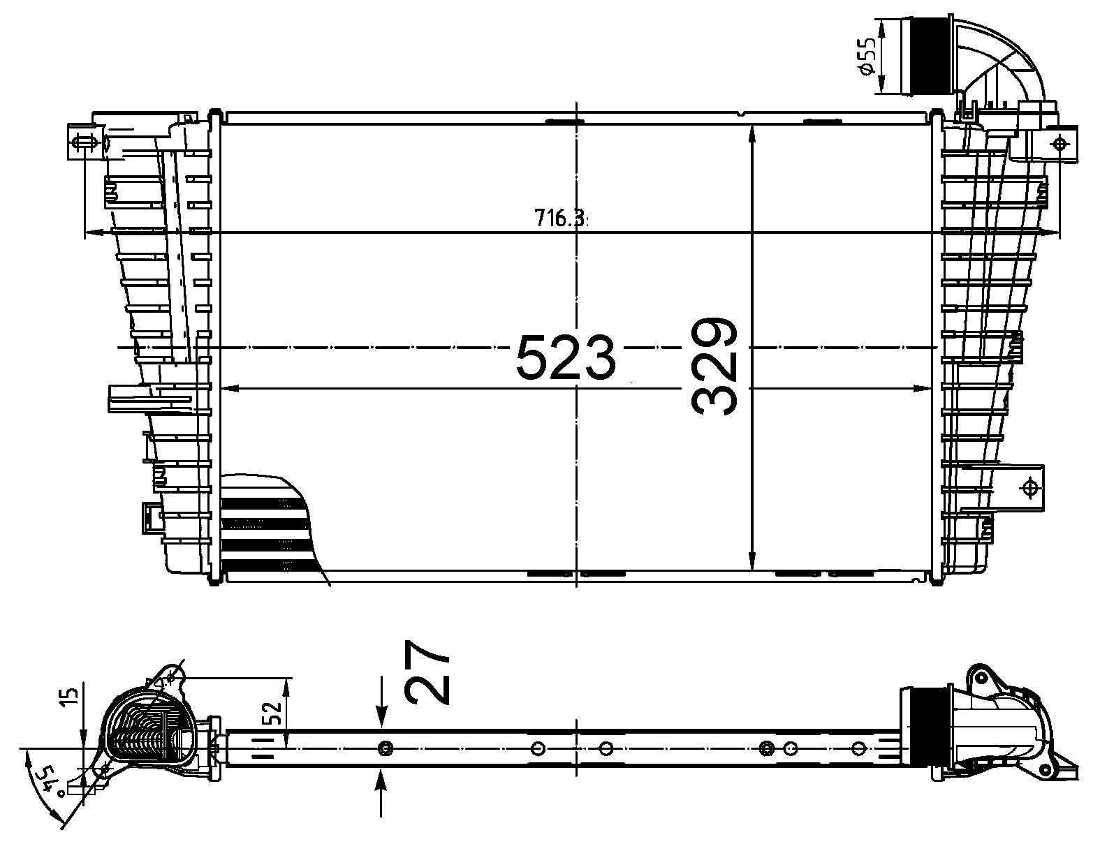 MAHLE CI 513 000S Ladeluftkühler BEHR von MAHLE