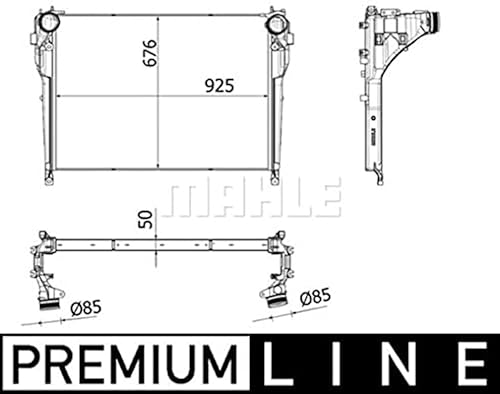 MAHLE CI 537 000P Ladeluftkühler BEHR PREMIUM LINE von MAHLE