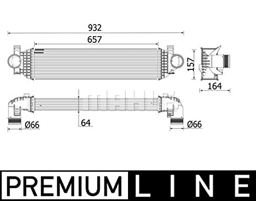 MAHLE CI 549 000P Ladeluftkühler BEHR PREMIUM LINE von MAHLE