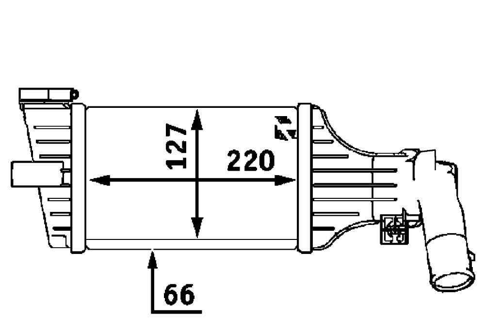 MAHLE CI 55 000P Ladeluftkühler BEHR PREMIUM LINE von MAHLE