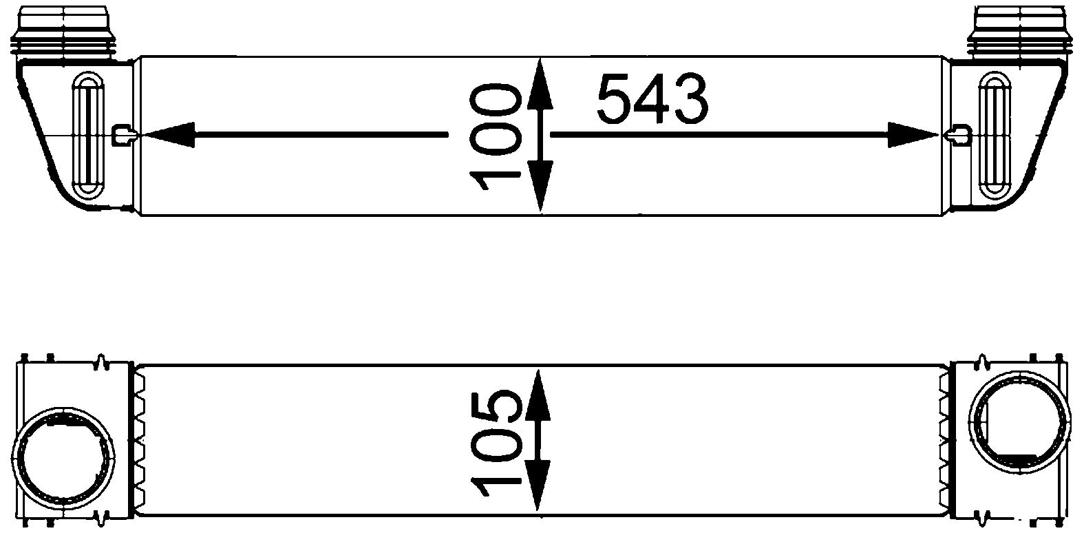 MAHLE CI 79 000S Ladeluftkühler BEHR von MAHLE