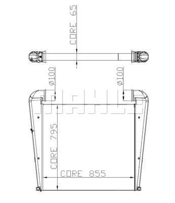 MAHLE CI 97 000S Ladeluftkühler BEHR von MAHLE