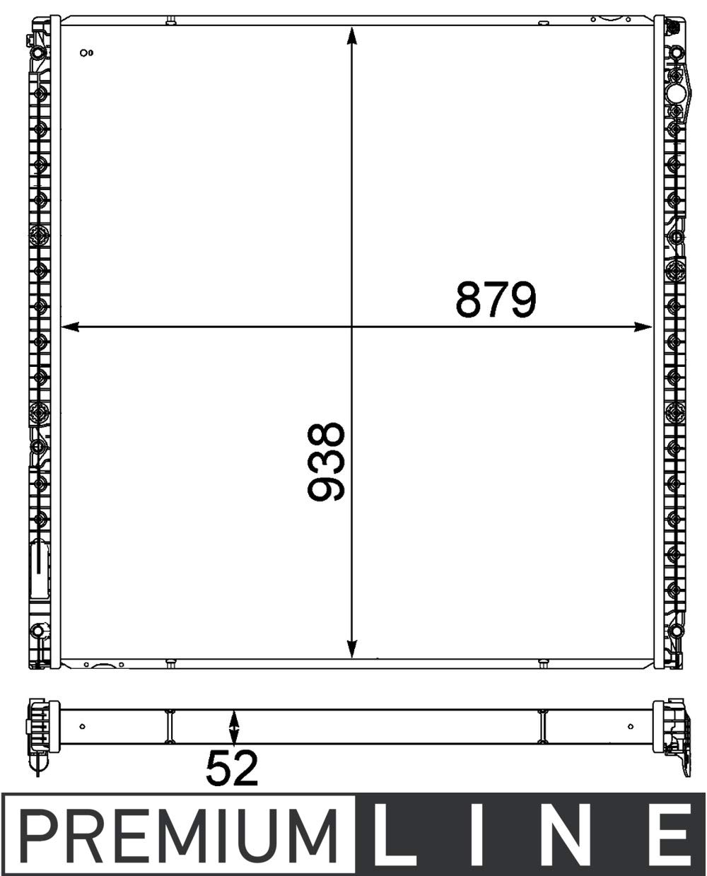 MAHLE CIR 16 000P Niedertemperaturkühler BEHR PREMIUM LINE von MAHLE