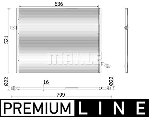 MAHLE CIR 36 000P Niedertemperaturkühler BEHR PREMIUM LINE von MAHLE