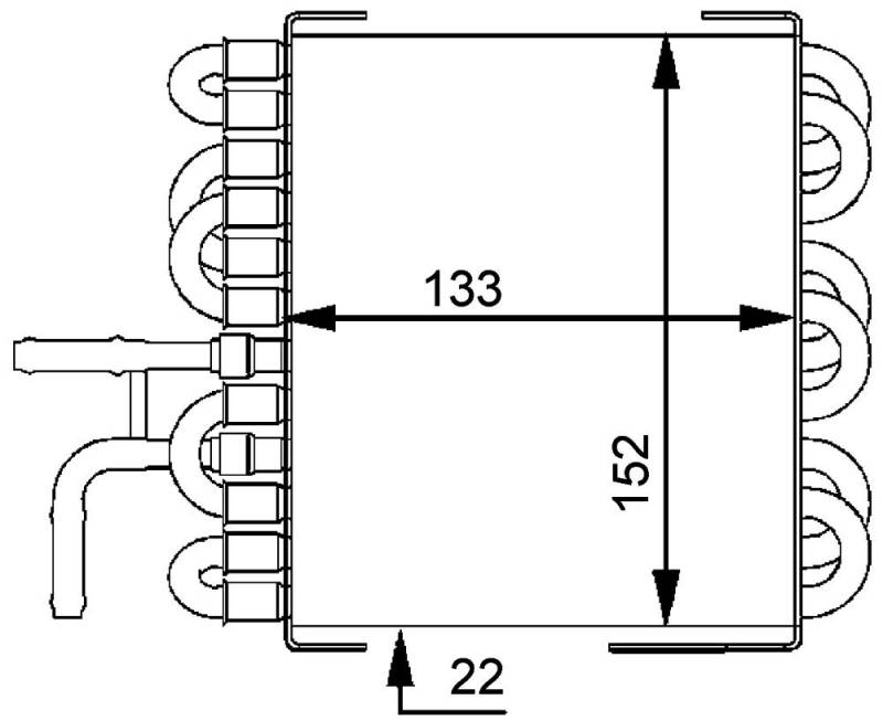 MAHLE CK 8 000P Kraftstoffkühler BEHR PREMIUM LINE von MAHLE