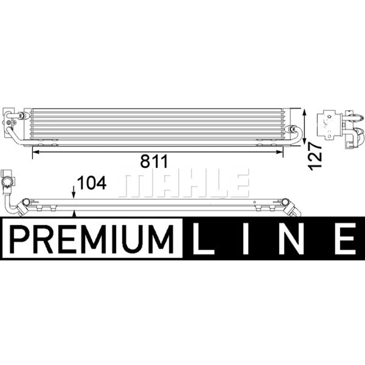 MAHLE CLC 108 000P Ölkühler BEHR PREMIUM LINE von MAHLE