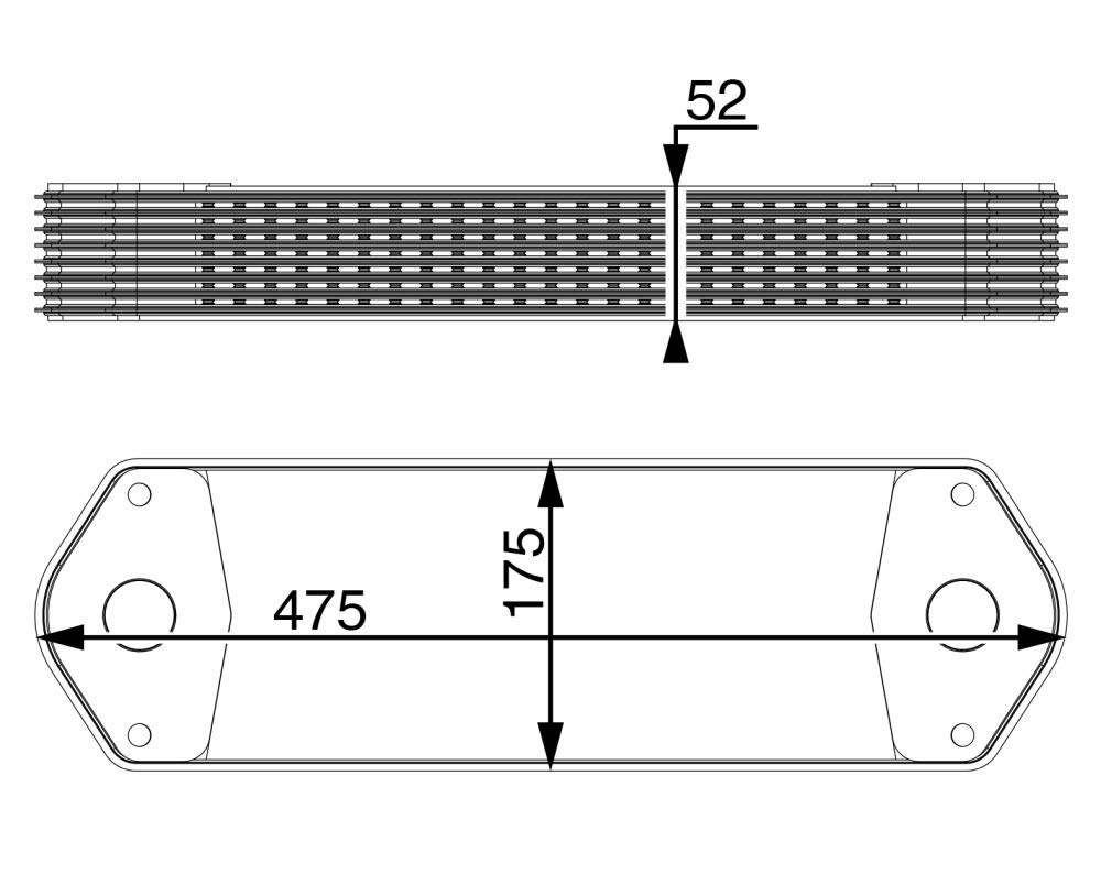 MAHLE CLC 11 000P Ölkühler BEHR PREMIUM LINE von MAHLE