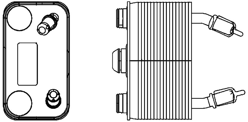 MAHLE CLC 166 000P Ölkühler Automatikgetriebe u.a. passend für BMW X5 (E53) von MAHLE