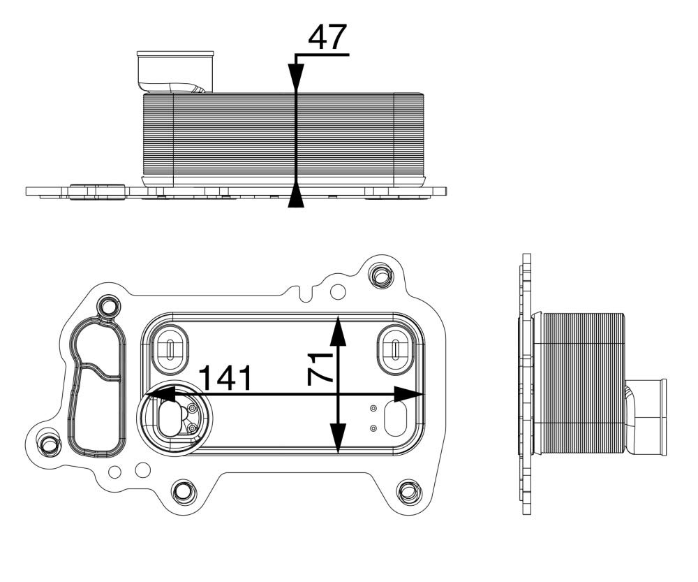 MAHLE CLC 79 000P Ölkühler BEHR PREMIUM LINE von MAHLE