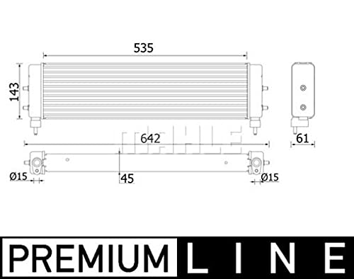 MAHLE CLC 94 000P Ölkühler Motoröl u.a. passend für BMW 5 (F10) von MAHLE