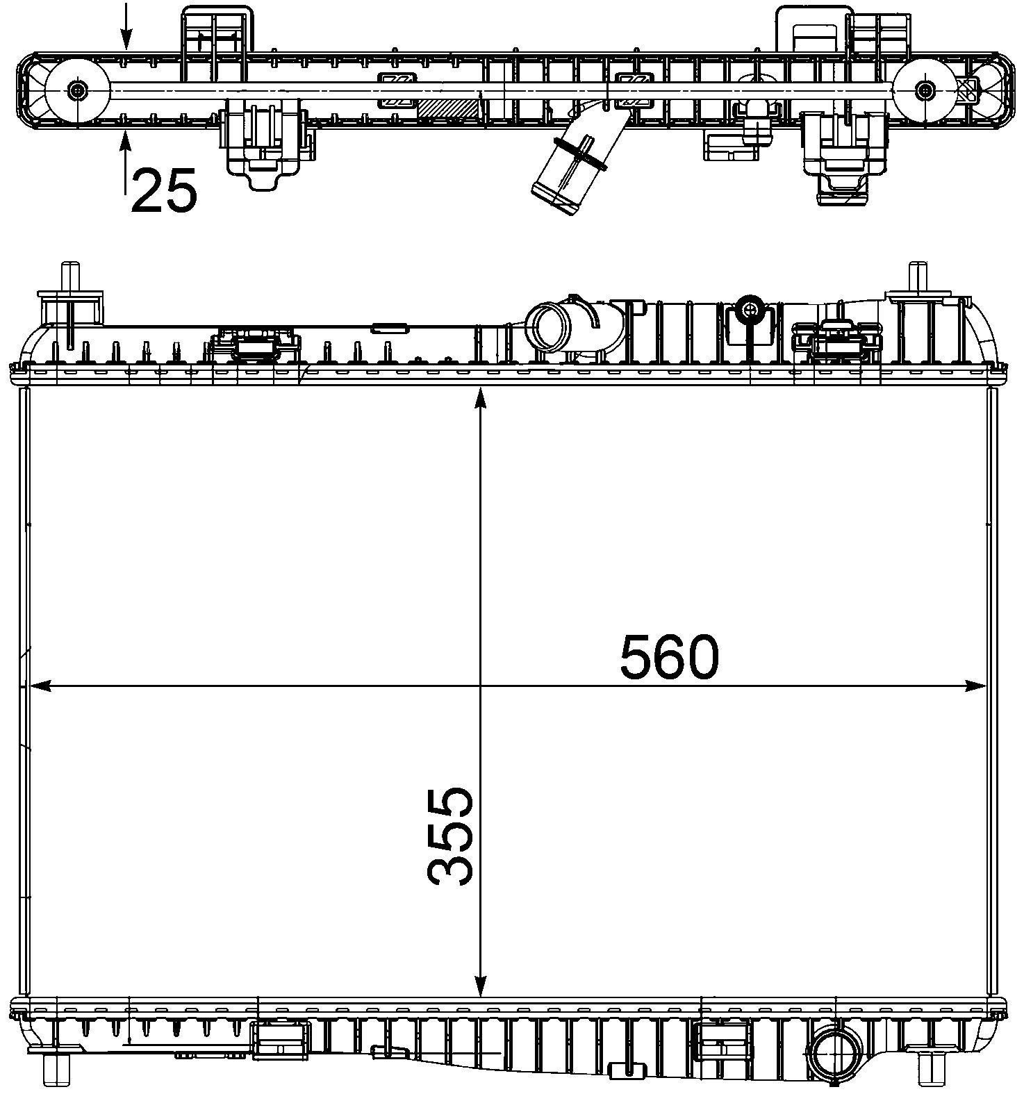 MAHLE CR 1135 000S Kühlmittelkühler BEHR von MAHLE