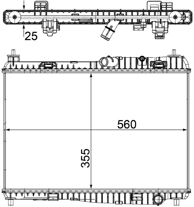 MAHLE CR 1135 000S Kühlmittelkühler BEHR von MAHLE