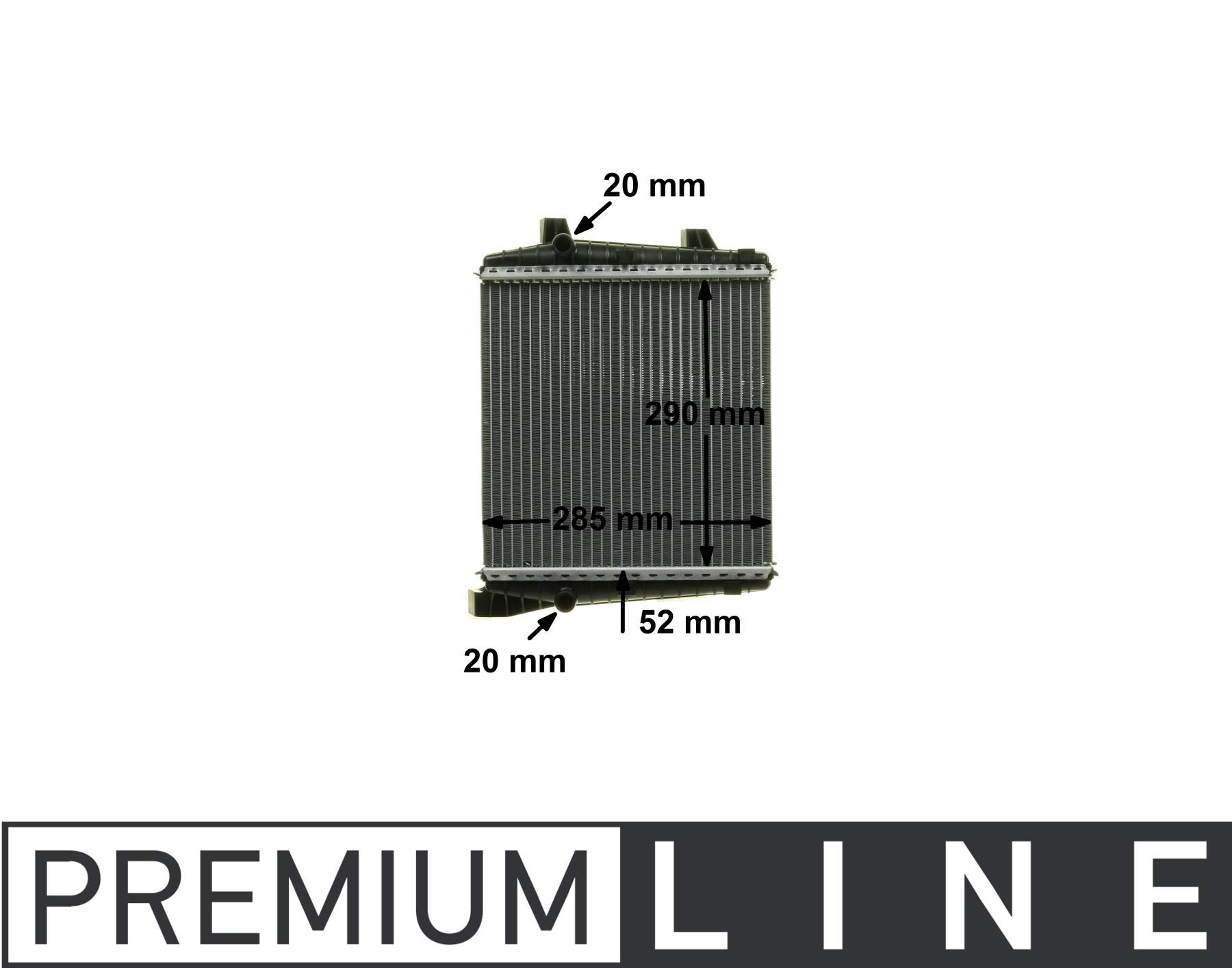 MAHLE CR 1186 000P Kühlmittelkühler BEHR PREMIUM LINE von MAHLE