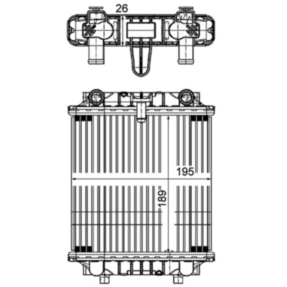 MAHLE CR 1202 000P Kühlmittelkühler BEHR PREMIUM LINE von MAHLE