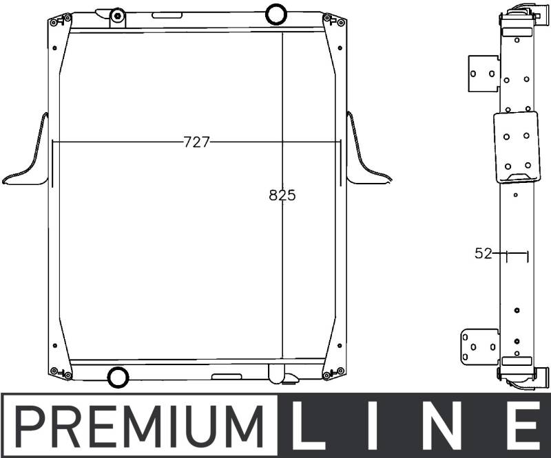 MAHLE CR 1221 000P Kühlmittelkühler BEHR PREMIUM LINE von MAHLE