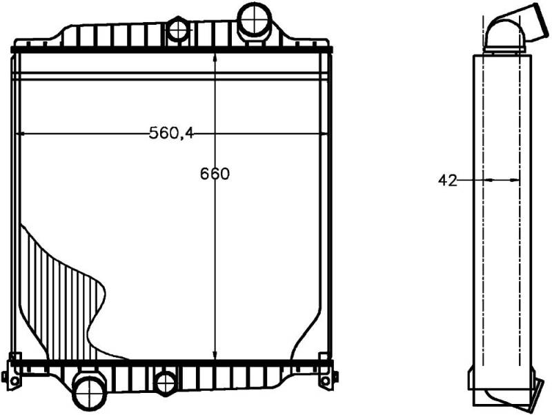 MAHLE CR 1224 000P Kühlmittelkühler BEHR PREMIUM LINE von MAHLE