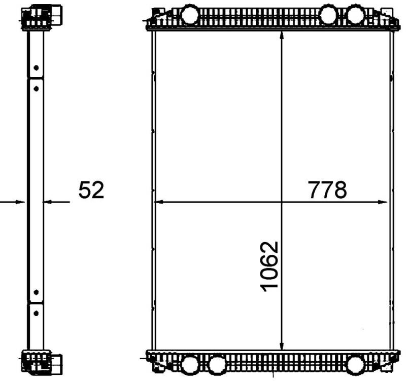 MAHLE CR 1260 000P Kühlmittelkühler BEHR PREMIUM LINE von MAHLE