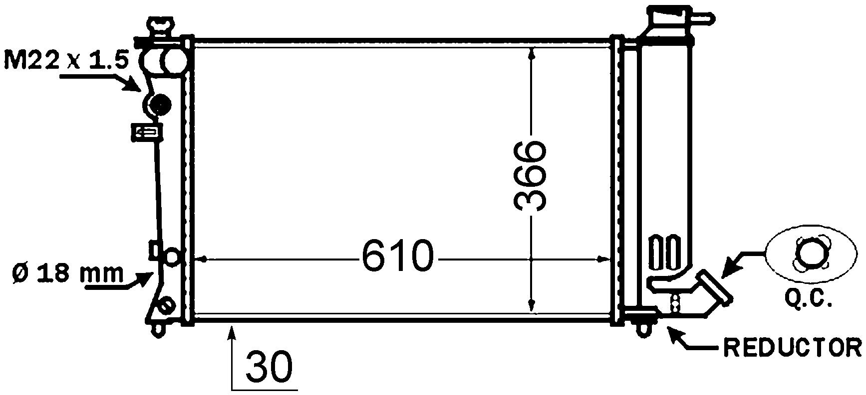 MAHLE CR 1431 000S Kühlmittelkühler BEHR von MAHLE