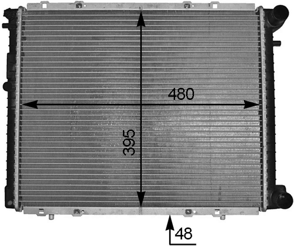 MAHLE CR 152 000P Kühlmittelkühler BEHR PREMIUM LINE von MAHLE