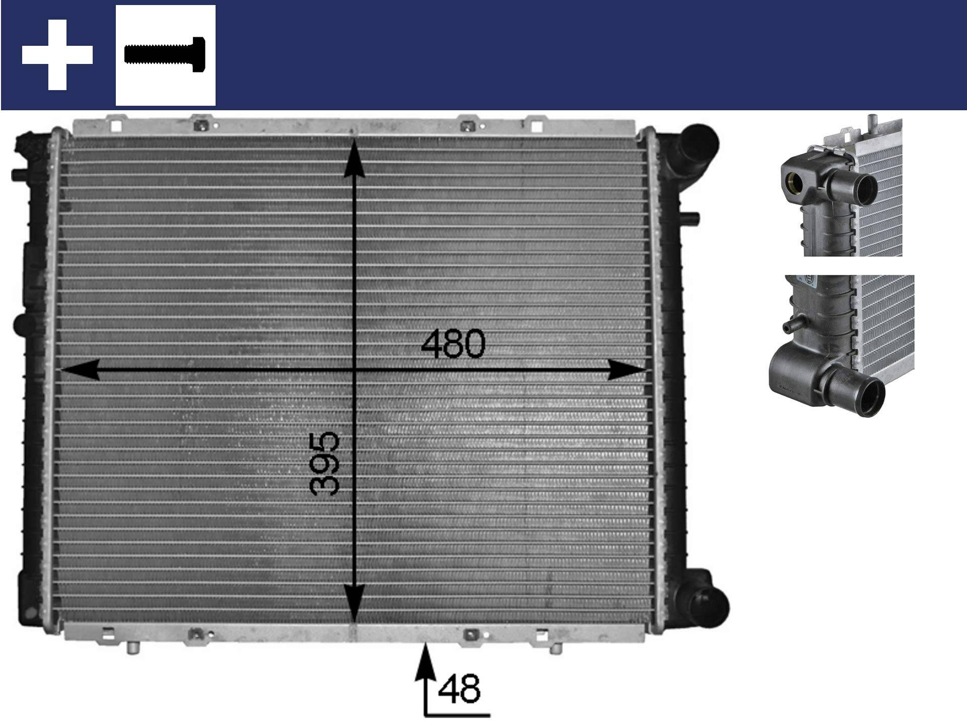 MAHLE CR 152 000S Kühler Motorkühlung mit Schrauben u.a. passend für RENAULT 19 II Chamade (L53_) von MAHLE