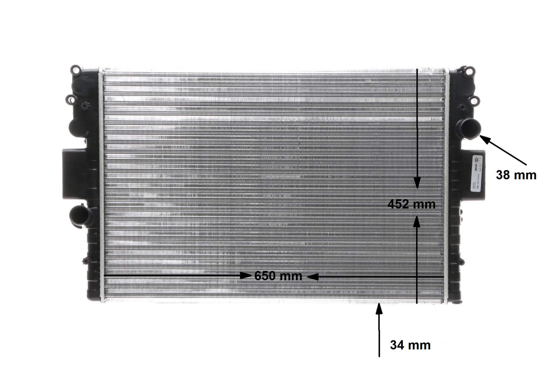 MAHLE CR 1551 000S Kühlmittelkühler BEHR von MAHLE