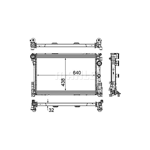 MAHLE CR 1684 000P Kühlmittelkühler BEHR PREMIUM LINE von MAHLE