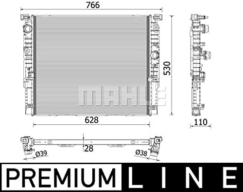 MAHLE CR 2215 000P Kühlmittelkühler BEHR PREMIUM LINE von MAHLE