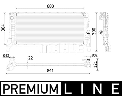 MAHLE CR 2306 000P Kühlmittelkühler BEHR PREMIUM LINE von MAHLE