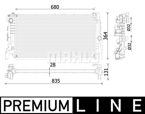 MAHLE CR 2323 000P Kühlmittelkühler BEHR PREMIUM LINE von MAHLE