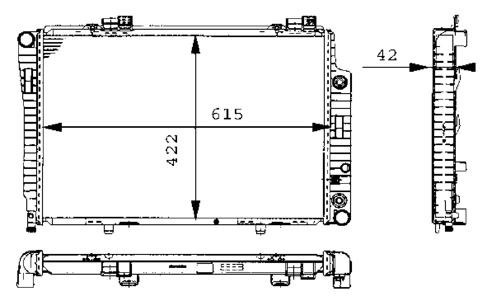 MAHLE CR 248 000S Kühlmittelkühler BEHR von MAHLE