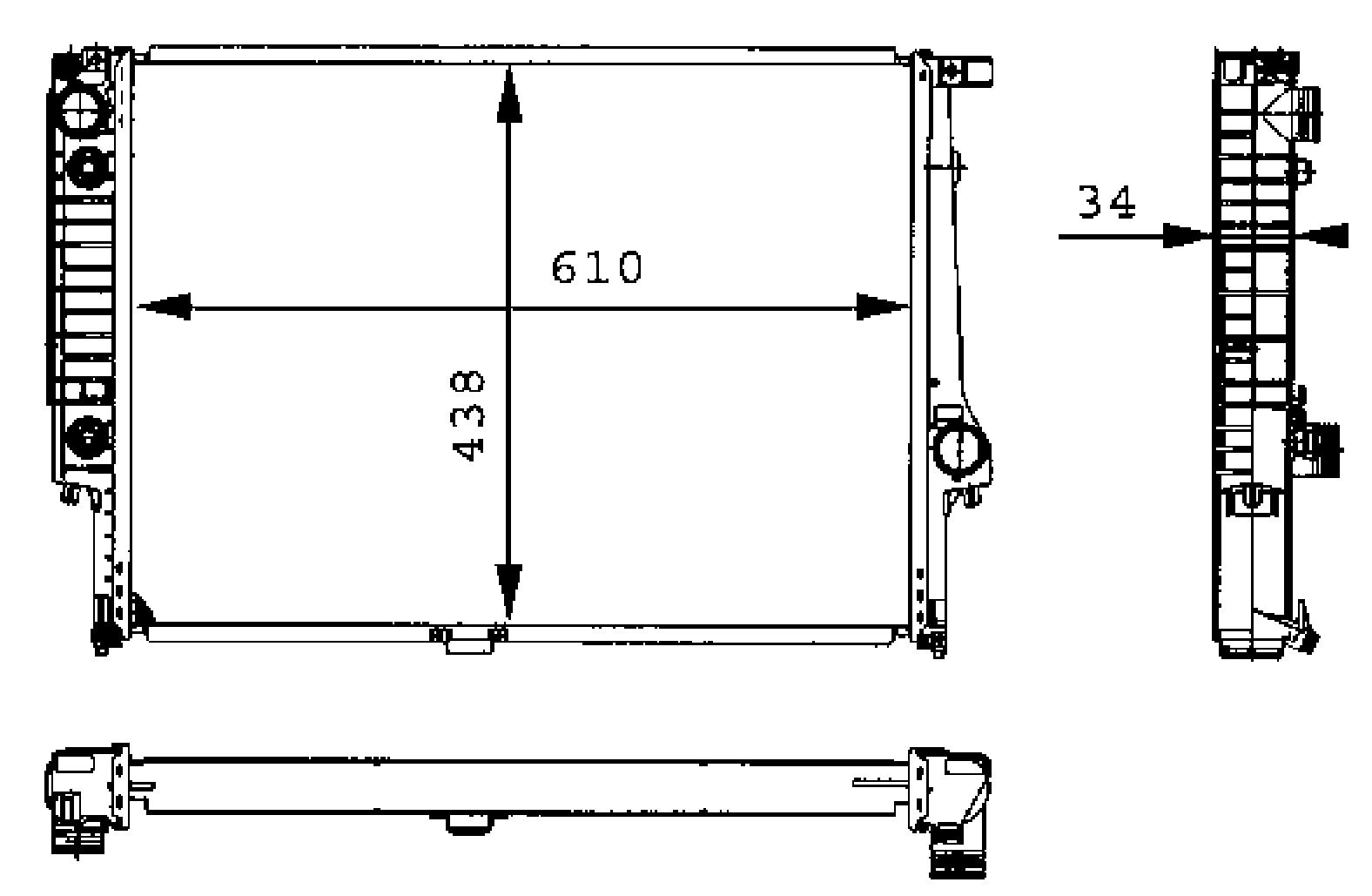 MAHLE CR 326 001S Kühlmittelkühler BEHR von MAHLE