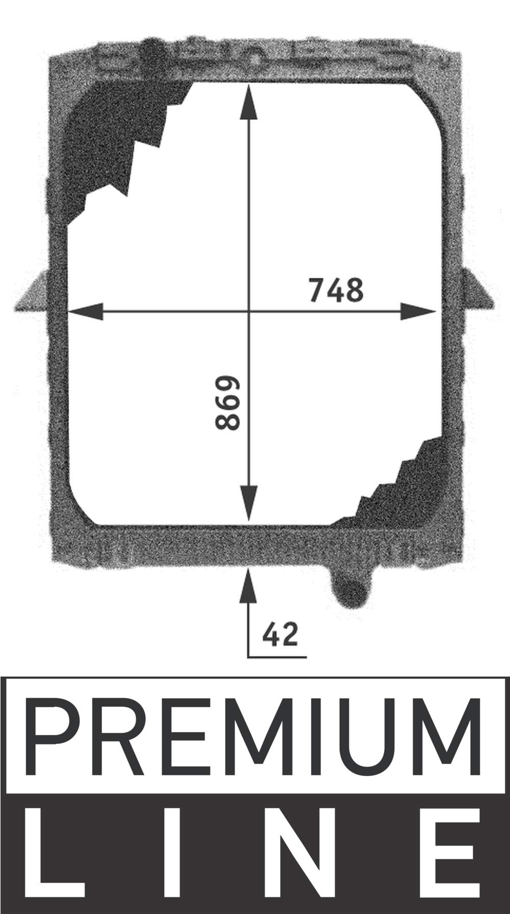 MAHLE CR 687 000P Kühlmittelkühler BEHR PREMIUM LINE von MAHLE