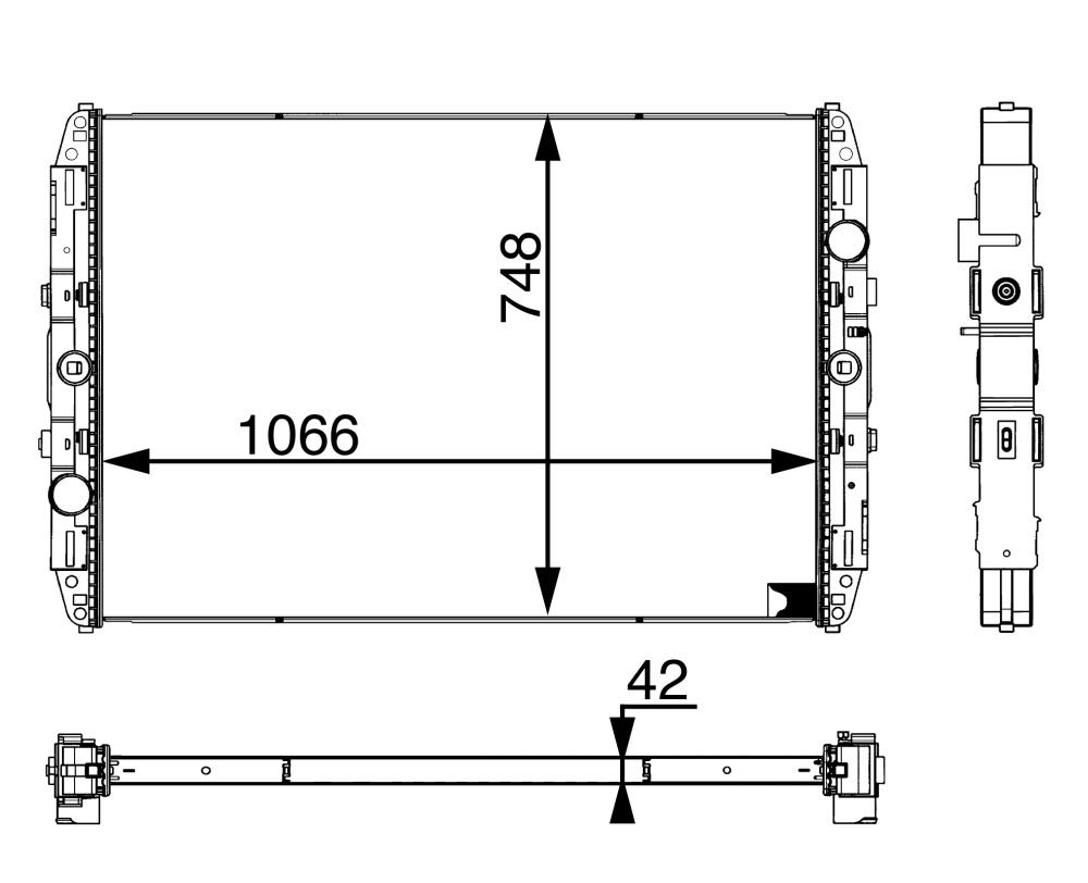 MAHLE CR 688 001P Kühlmittelkühler BEHR PREMIUM LINE von MAHLE